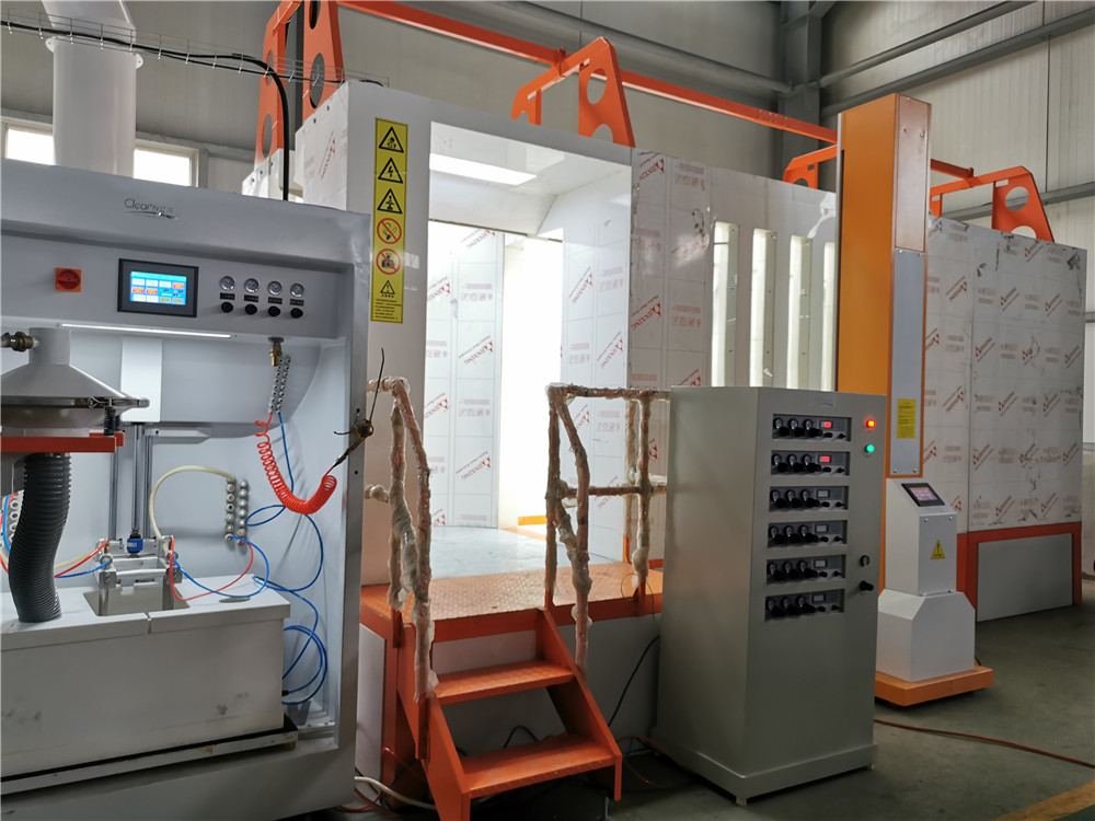 powder coating production line with tunnel oven for sale