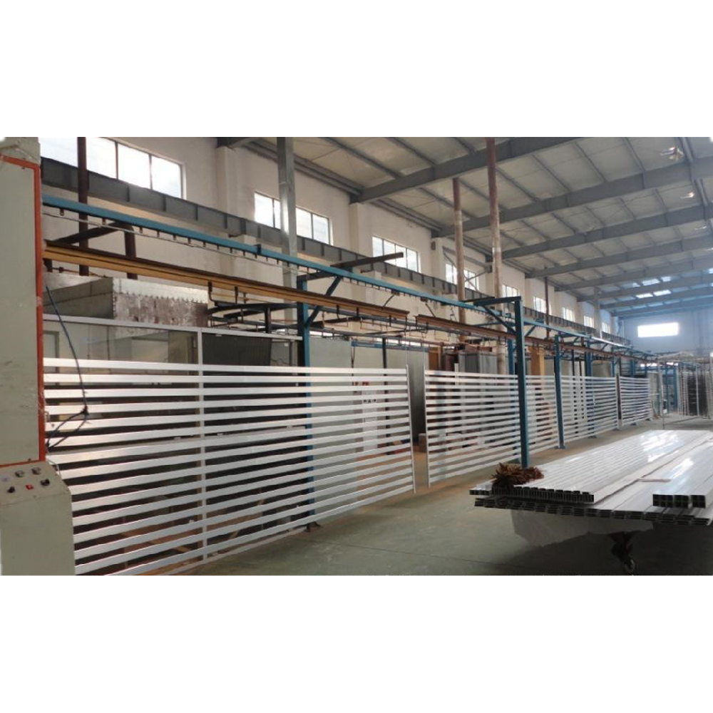 metal coating machinery automatic powder coating line