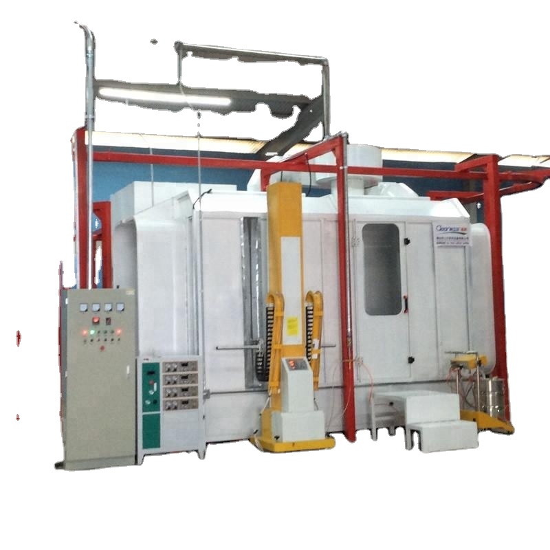 Electrostatic powder coating spray line automatic